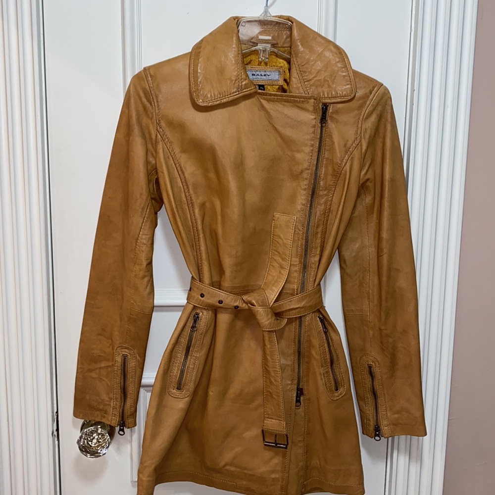 NWOT genuine leather Bailey jacket